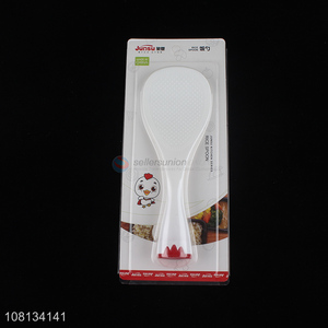 High quality white plastic rice spoon household tableware