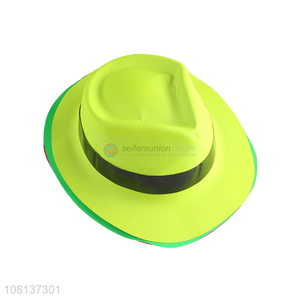 China supplier pvc fedora party hat costume dancing hat