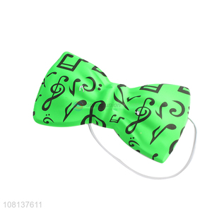 Factory supply custom logo pvc bow ties for party costume