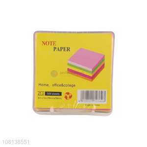 Factory supply bright color strong adhesive sticky notes