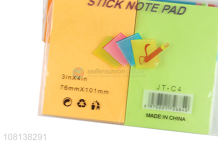 China supplier office student stationery sticky note pads