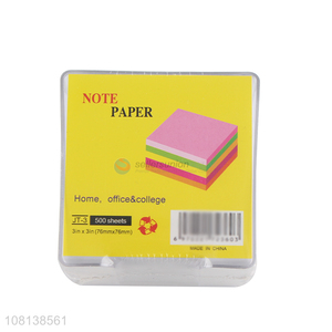 Yiwu market square paper sticky notes self-stick pads