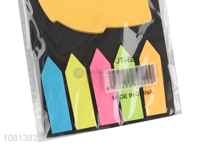Yiwu market strong adhesive cute sticky notes for school