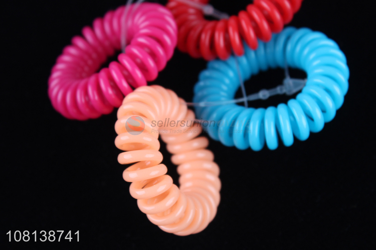 New arrival coil hair ties coin hair bands for women