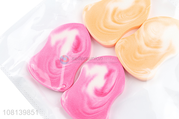 Good Quality 4 Pieces Cosmetic Puff Powder Puff Set