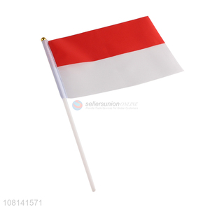 Popular Hand Shaking Country Flags Festival Party Hand Flag