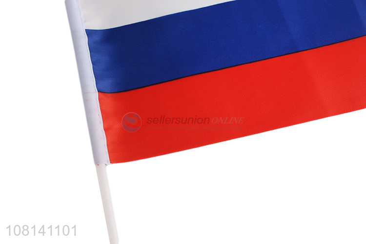 Wholesale Printing Polyester Mini National Hand Held Flag
