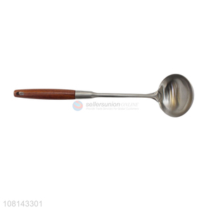 Factory wholesale long handle <em>soup</em> spoon hot <em>pot</em> spoon