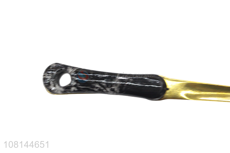 China factory long handle stainless steel slotted spatula