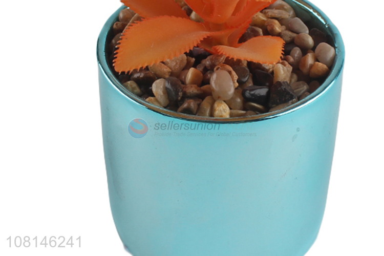 Good Sale Ceramic Flower Pot Simulation Bonsai For Home Decoration