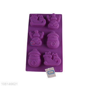 Wholesale Christmas Series Silicone Mould Food Grade Cake Mold