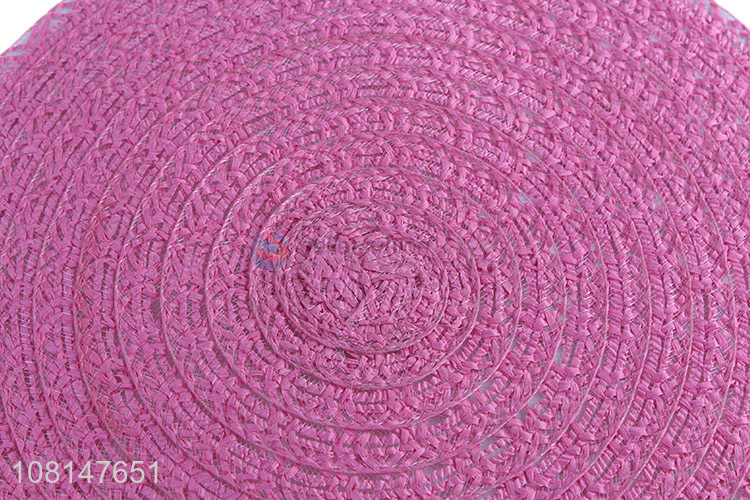 China imports round woven placemat braided table mat for kitchen