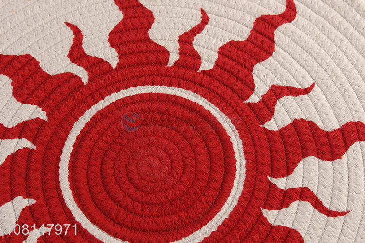 China supplier creative printed woven dinner table mat placemat