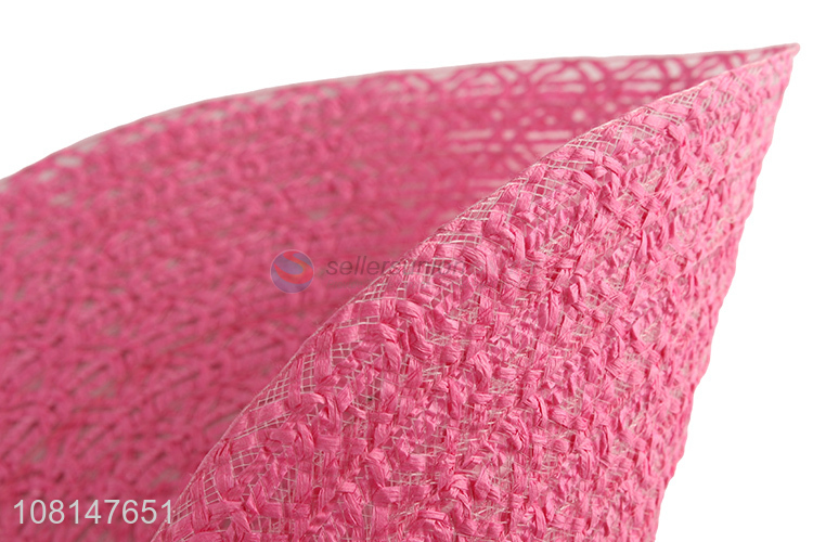China imports round woven placemat braided table mat for kitchen