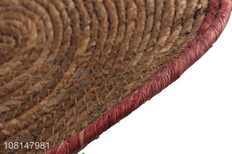Hot items natural corn husk woven table mat dining mat for kitchen