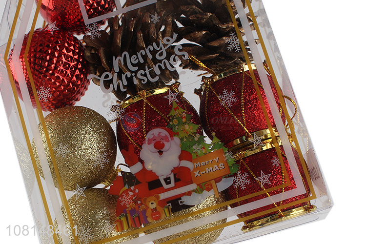 Custom Christmas Balls Pine cone Set For Christmas Decoration