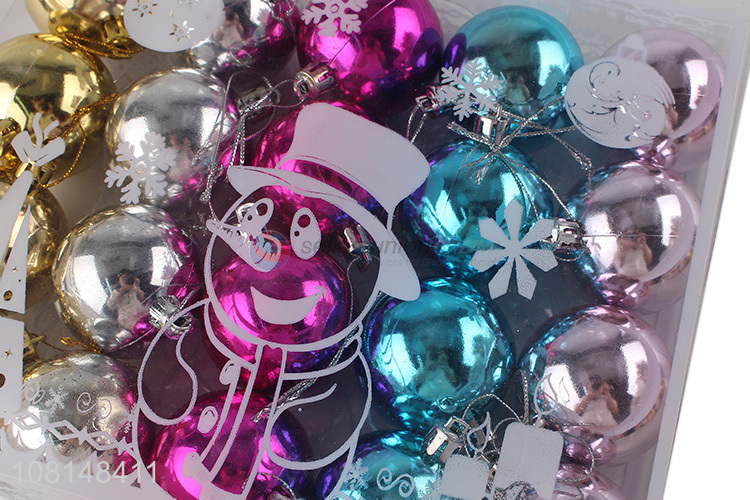 Good Sale Colorful Christmas Balls Christmas Hanging Ornament