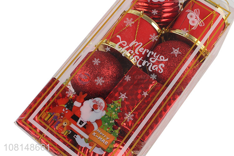 Factory Wholesale Red Christmas Balls Christmas Decoration Set