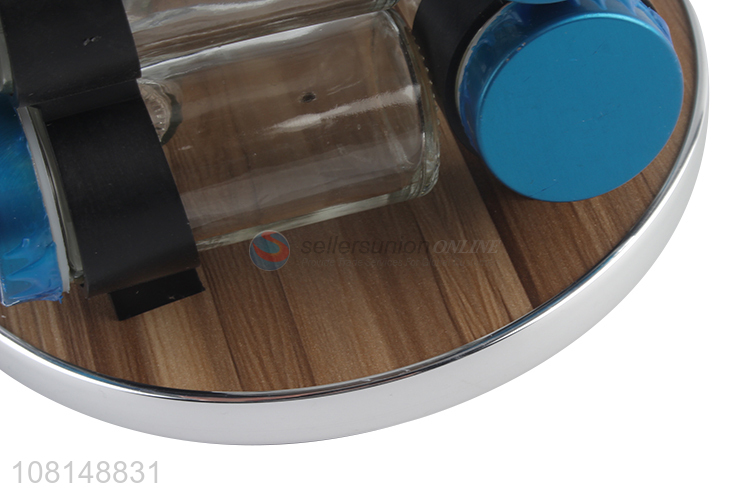 Wholesale from china stainless steel condiment bottle rack holders