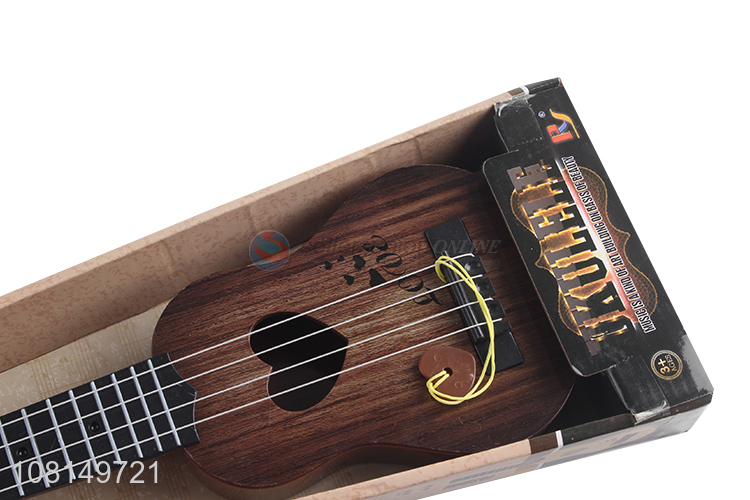 China factory kids educational toy 4 strings ukulele for toddlers