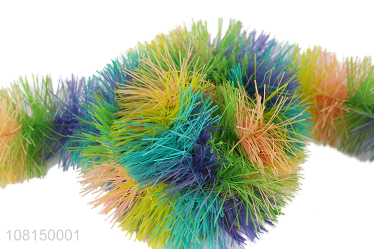 New arrival color tinsel festival party decoration