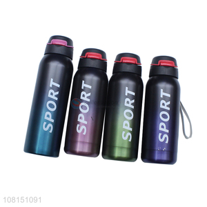 Factory direct sale stainless steel sports vacuum flasks bottle