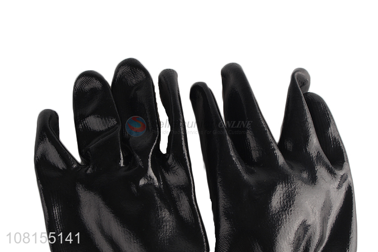 Low price 13 stitches nitrile work gloves safety gloves