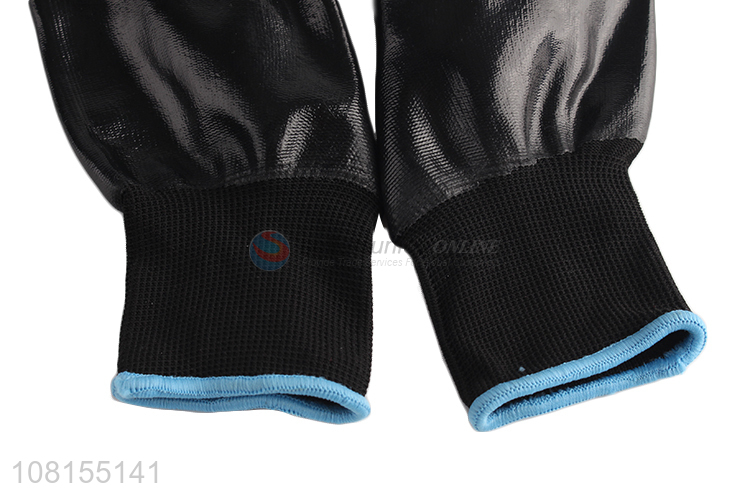 Low price 13 stitches nitrile work gloves safety gloves
