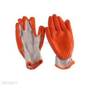 Hot sale latex coated safety work <em>gloves</em> <em>gardening</em> <em>gloves</em>