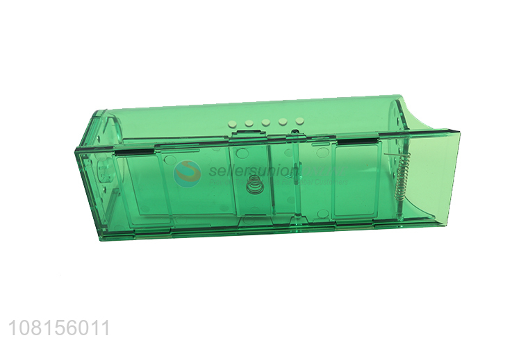 Wholesale price green translucent mousetrap for household