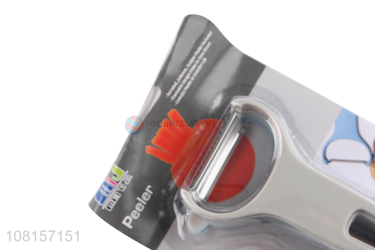 Newest Plastic Handle Stainless Steel Vegetable And Fruit Peeler