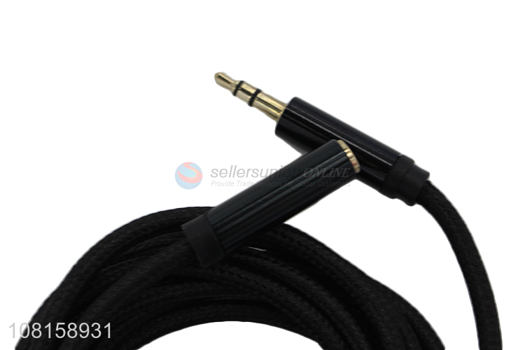Yiwu market black multifunctional audio cable wholesale