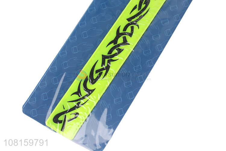 Wholesale Reflective Snap Wristbands Kids Slap Bracelet