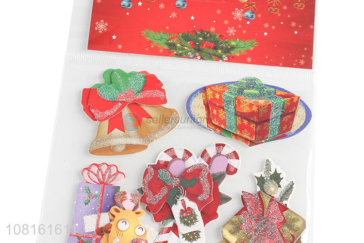 Yiwu wholesale festival decorative stickers christmas stickers