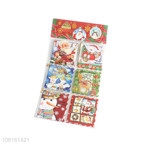 Factory direct sale cute cartoon christmas greeting <em>card</em>