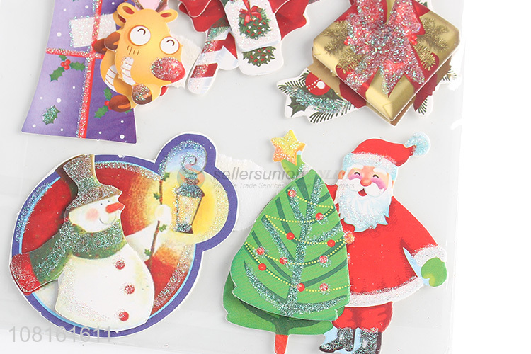 Yiwu wholesale festival decorative stickers christmas stickers