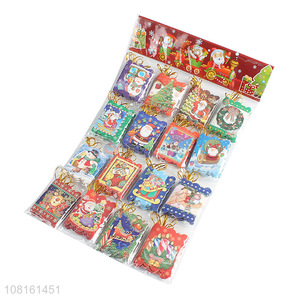 New arrival hangable paper christmas decorative card