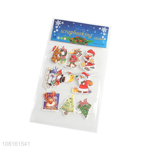 China factory creative paper window stickers for Christmas