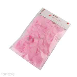 Top products pink feather gift box decoration for party