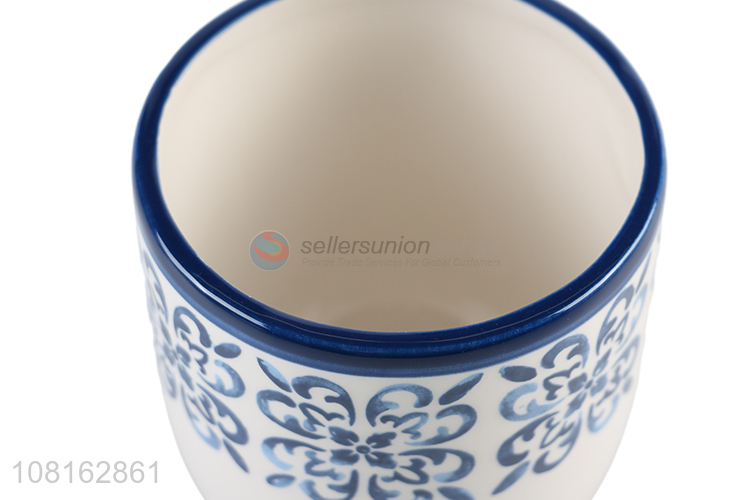 Popular design desktop ceramic succulent planter pot flower pot