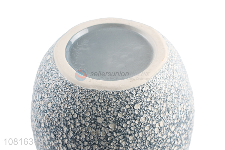 Hot selling simple rough ceramic vases for table decoration