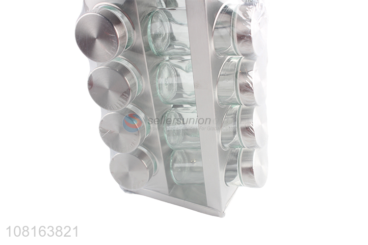 Wholesale from china kitchen spice rack with glass jar
