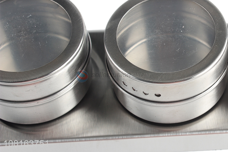 Factory direct sale stainless steel condiments bottle set