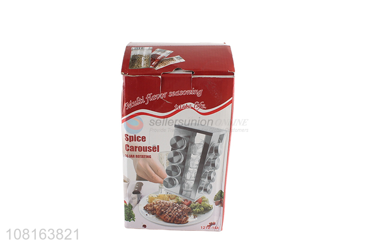 Wholesale from china kitchen spice rack with glass jar