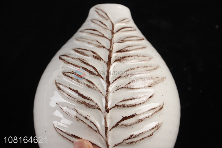 Best Sale Ceramic Flower Vase Cheap Vases For Desk Decoration