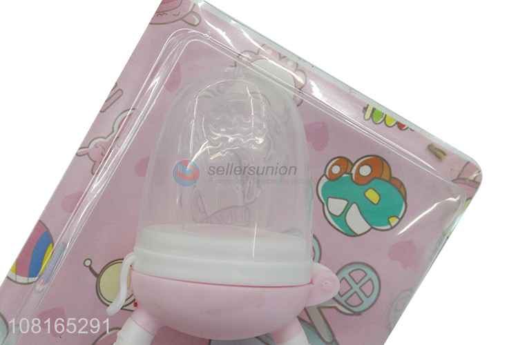 Cute design rabbit shape handle baby pacifier for sale