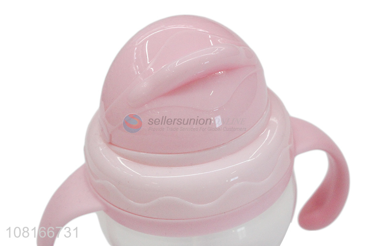 Good wholesale price plastic water cup children straw cup