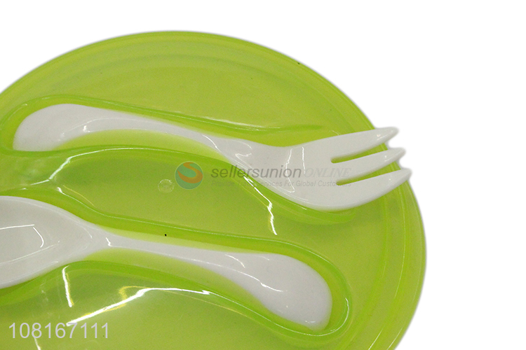 High quality green baby bowl household anti-drop bowl