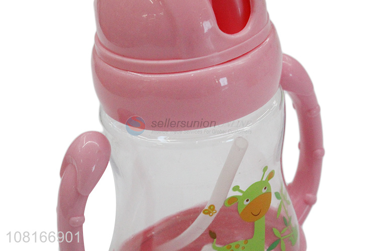 Yiwu market baby bottle large-capacity straw cup wholesale