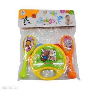 Wholesale cartoon baby rattle creative molar teether set